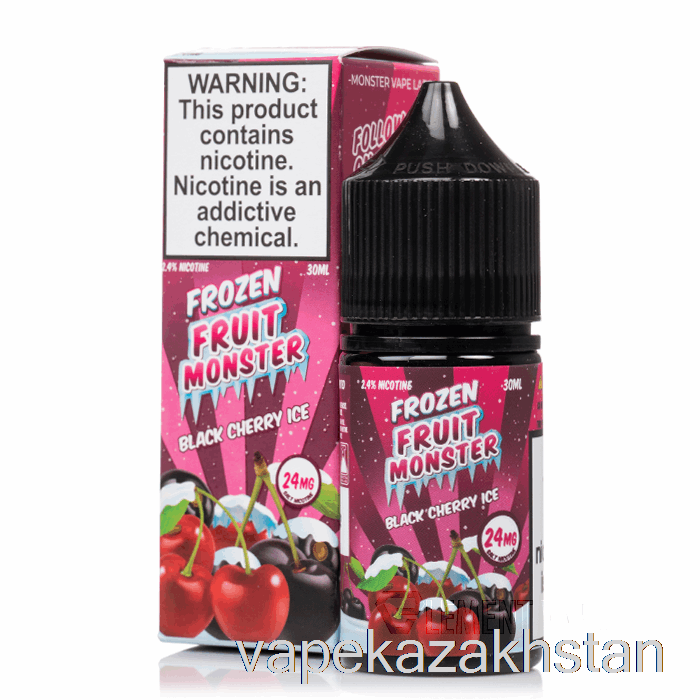 Vape Smoke ICE Black Cherry - Frozen Fruit Monster Salts - 30mL 48mg